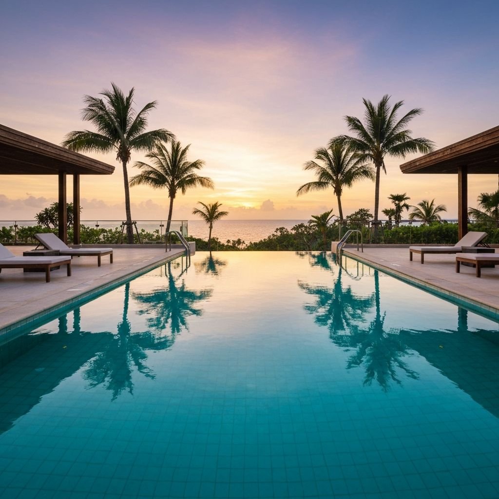Piscina de luxo